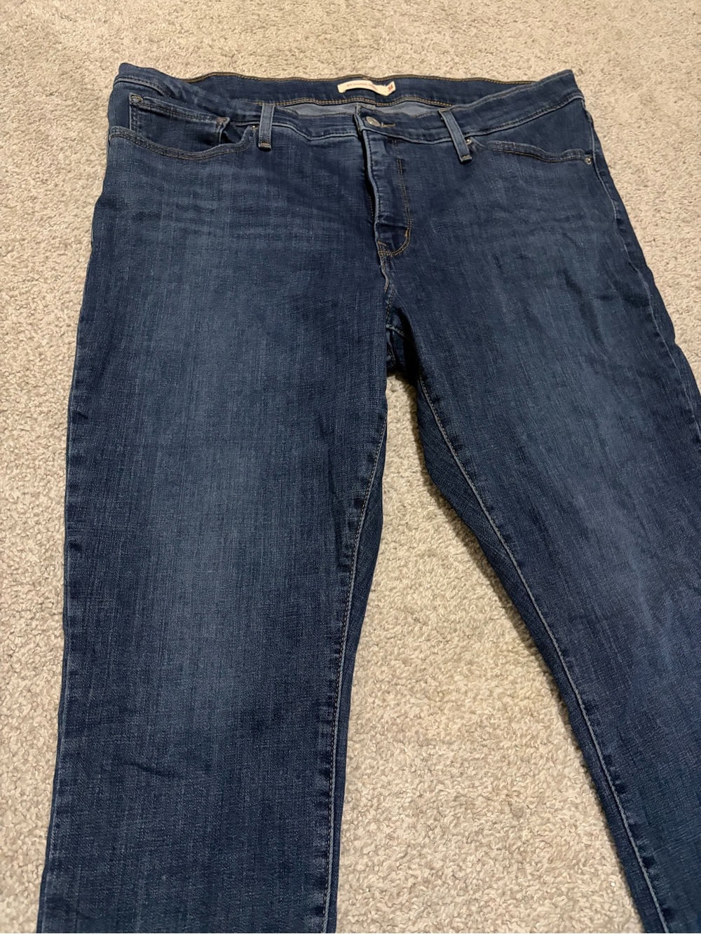 Levi’s 311 Shaping Skinny Jeans Womens Size 34 Dark Wash Stretch Denim - Picture 5 of 9